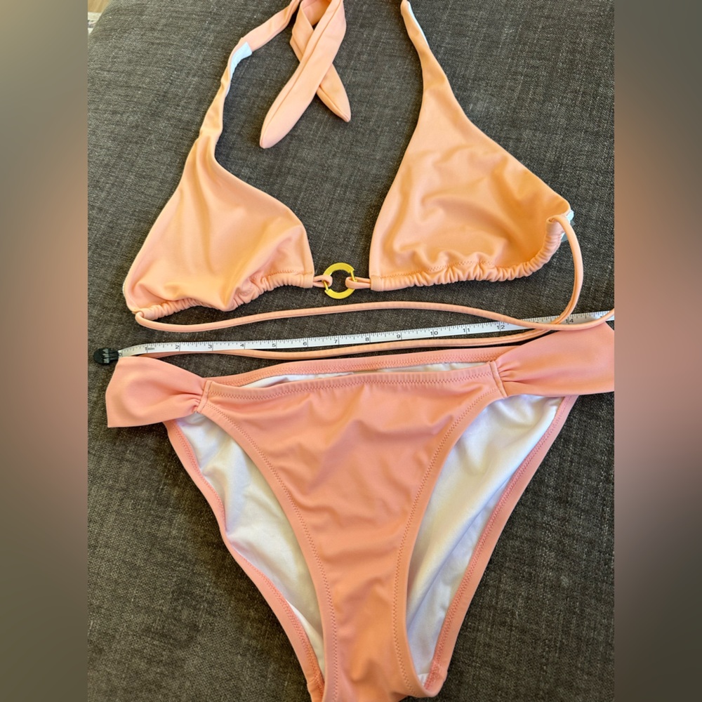 Vintage 2008 Victoria’s Secret Peach Bikini Set Size Large